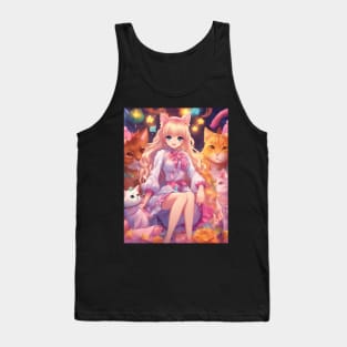 Cattastic Anime Tales Tank Top